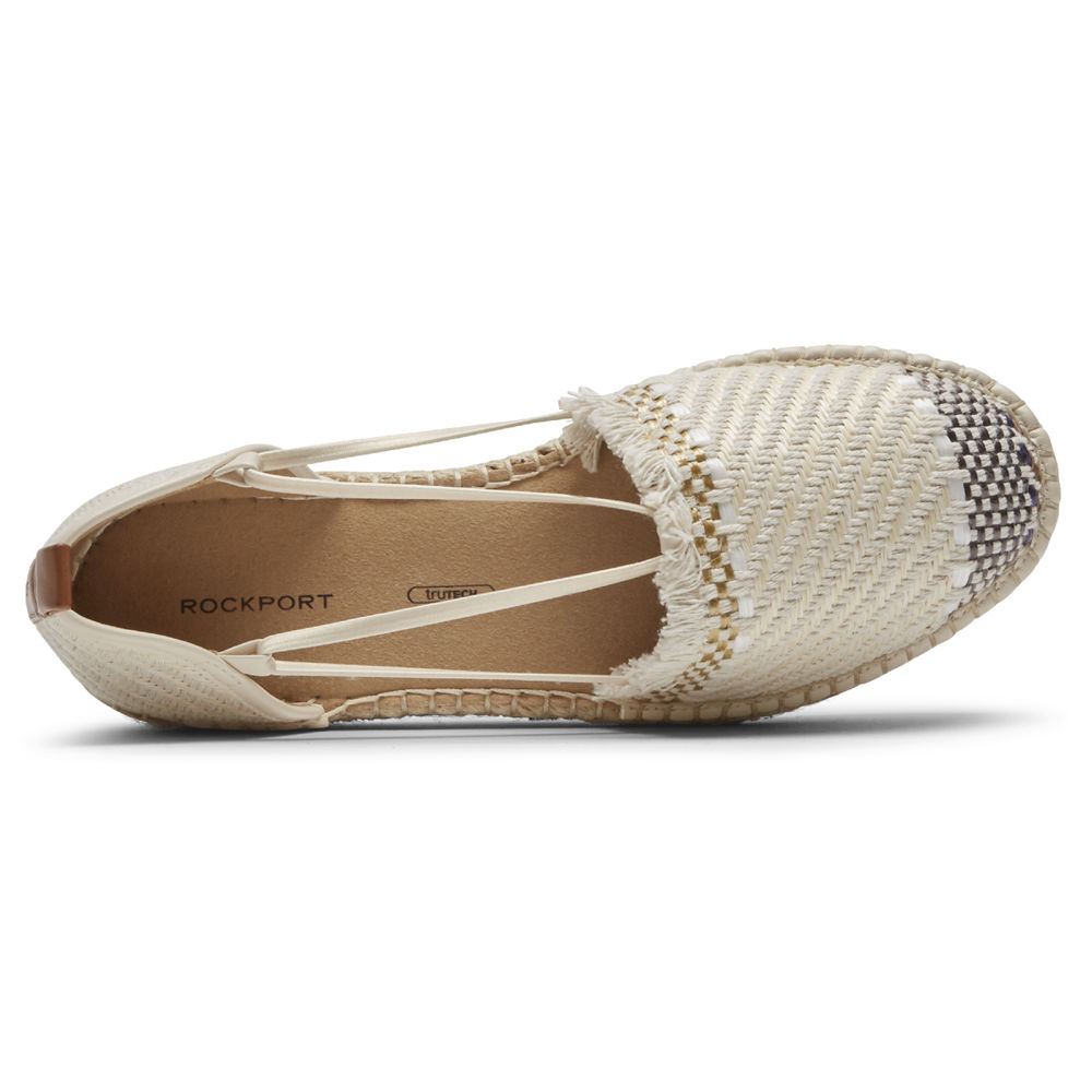 Rockport Slip-On For Womens Beige - Seaview Bungee - GP0937654